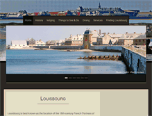 Tablet Screenshot of louisbourg.com